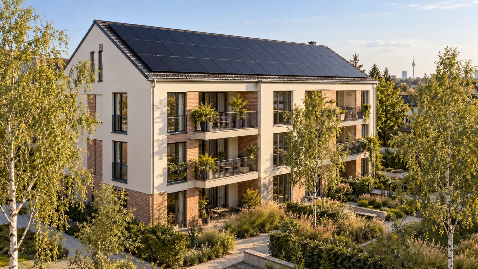 SolarX – Mehrfamilienhaus als Beispiel für ein SolarPLUS-Projekt Mehrfamilienhaus als Beispiel für ein größeres Solarprojekt