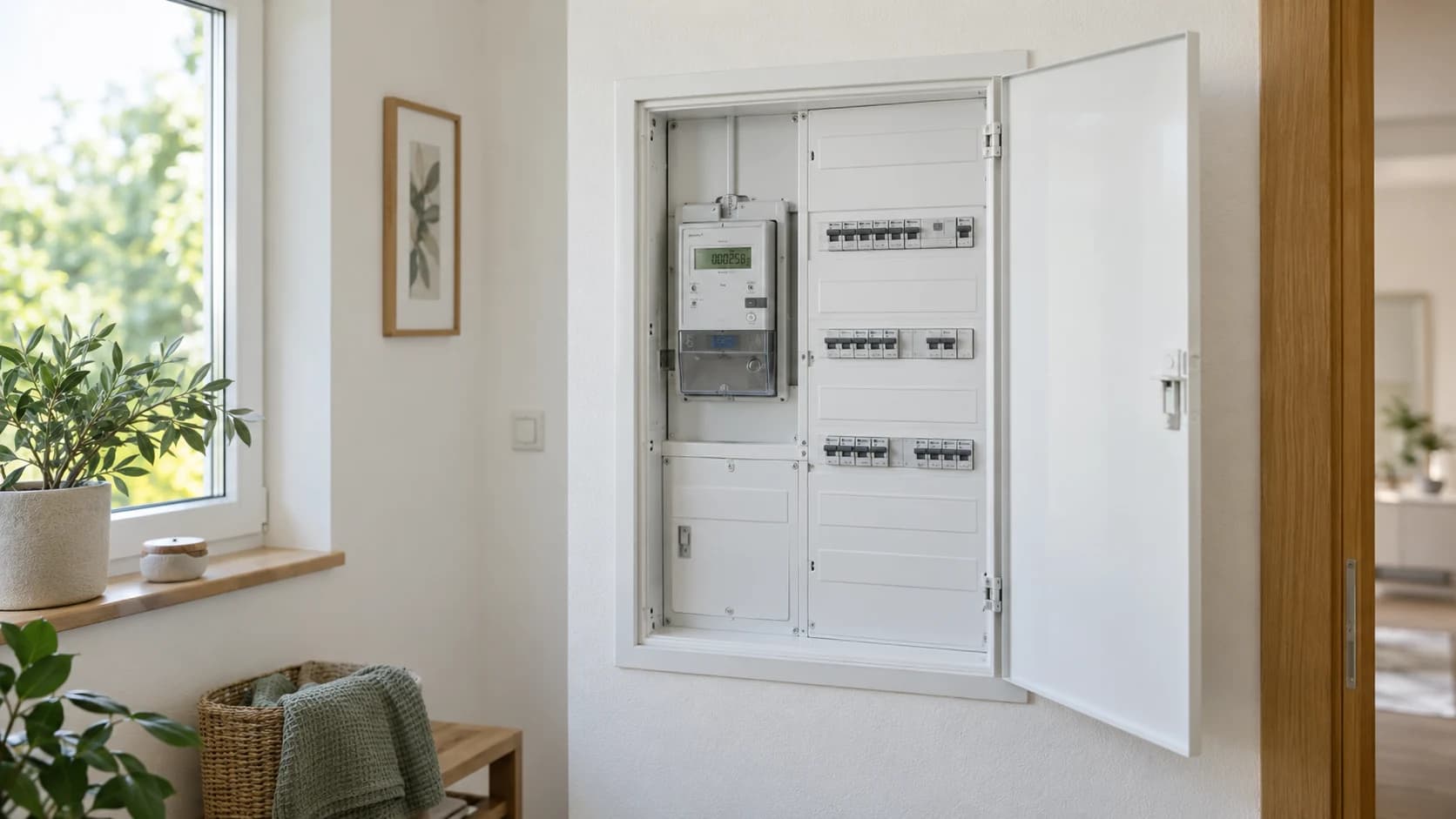 SolarX – Stromzähler im Zählerschrank Stromzähler im Zählerschrank
