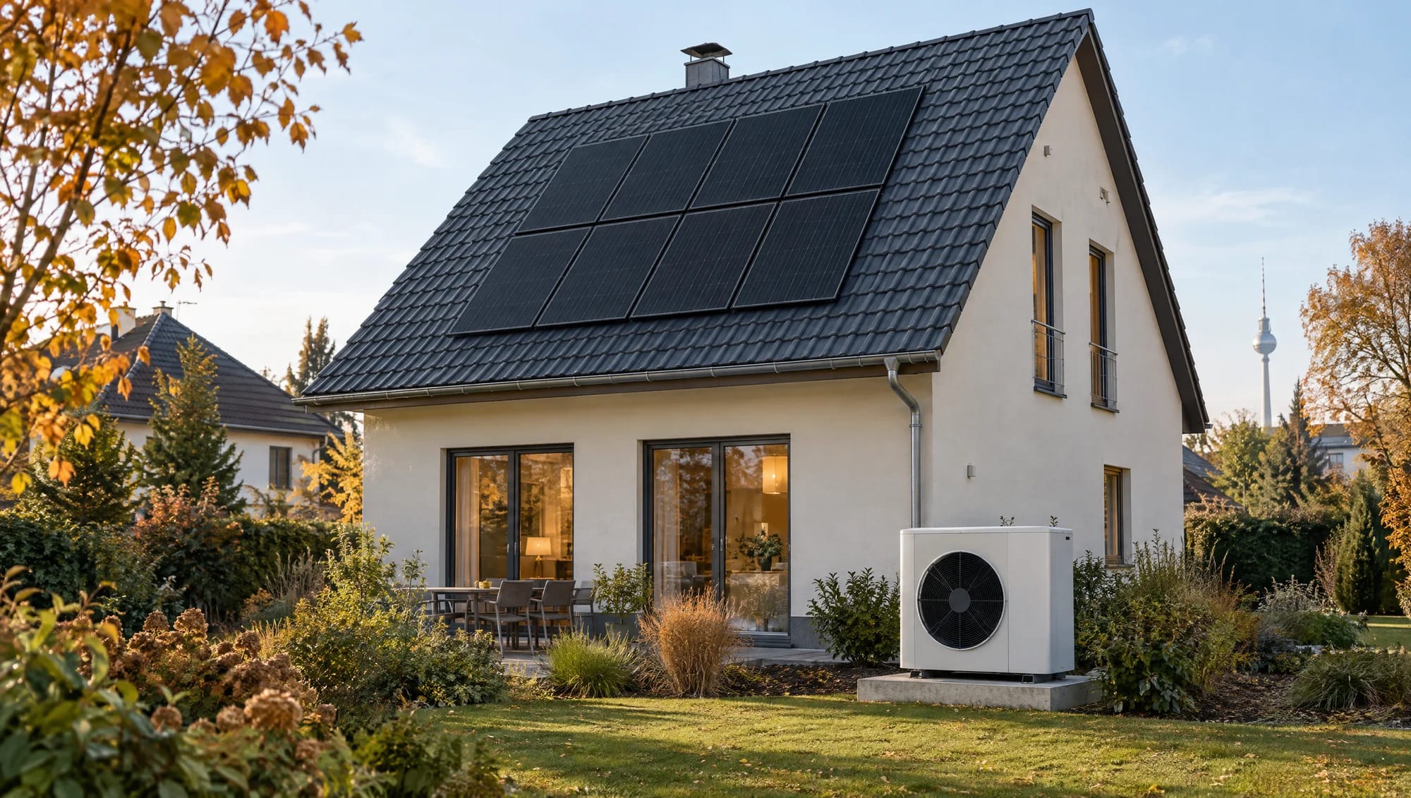 Photovoltaik und Wärmepumpe am Einfamilienhaus