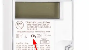 Symbol Rücklaufsperre Stromzähler Funktion erklärt