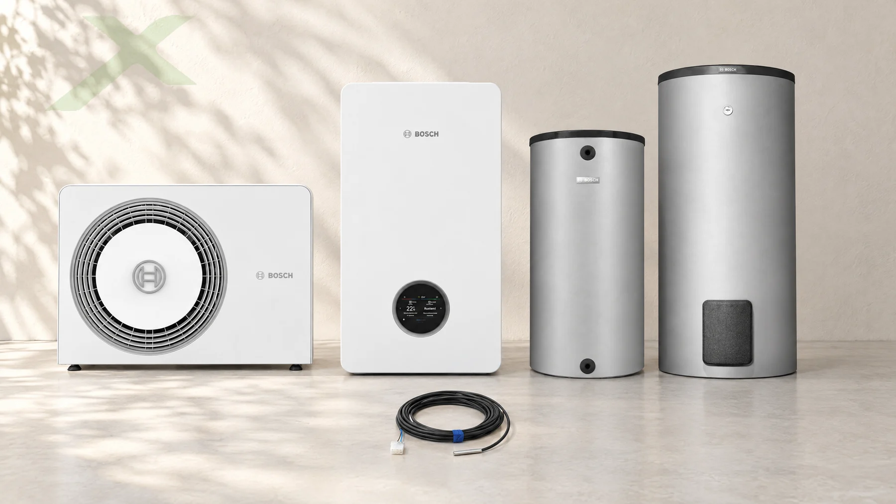 Bosch Wärmepumpen und Speicher in der HeatX Produktübersicht